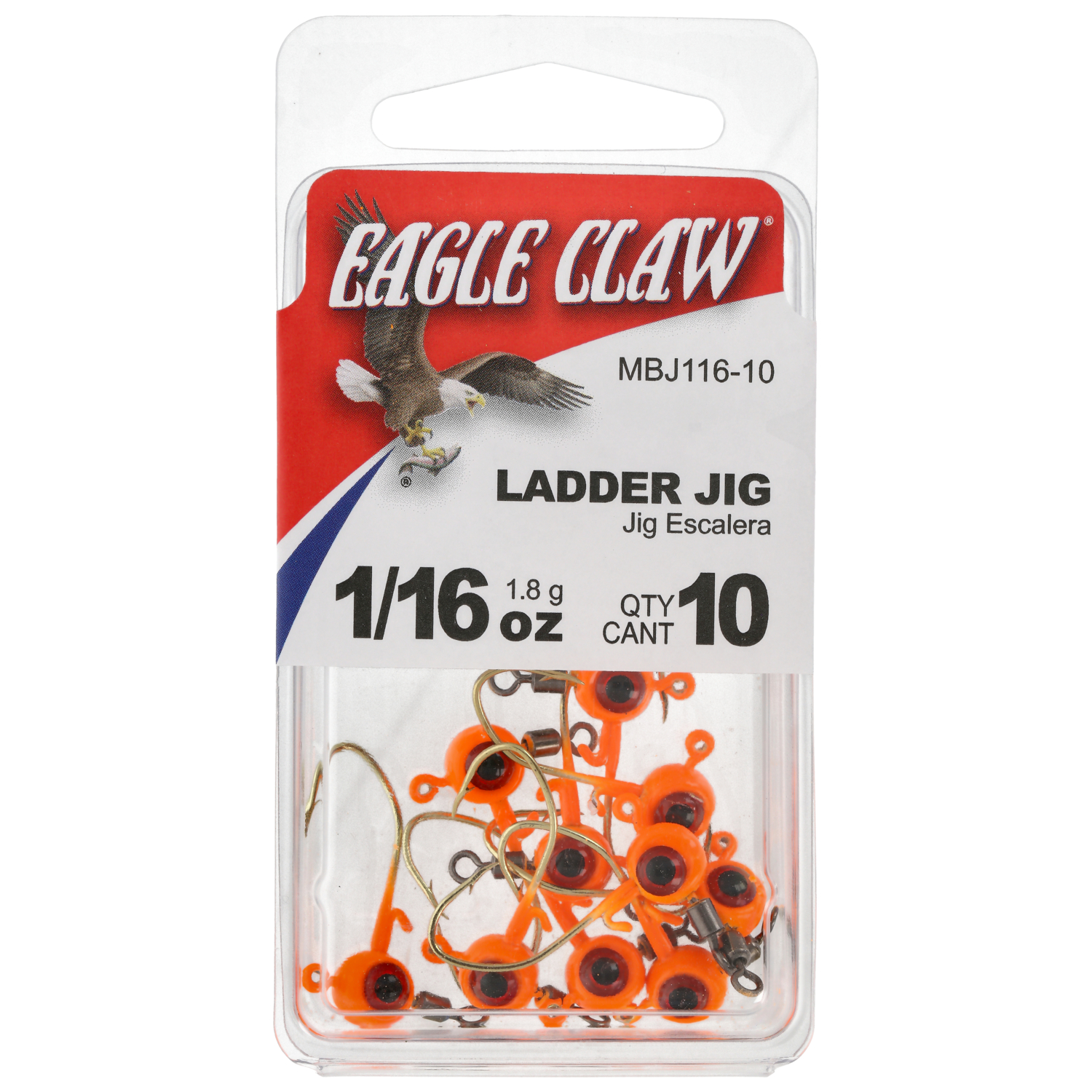 a package image of Eagle Claw Ladder Jigs